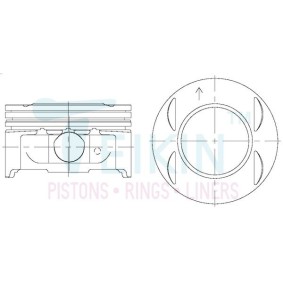 Achetez des Piston TEIKIN 42207.STD à prix pour 215,04 €