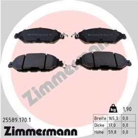 Bremsbeläge für NISSAN von ZIMMERMANN