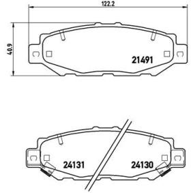 Kjøp Bremseklosser fra BREMBO på nett for SC Coupé (_ZZ3_) til moderate priser