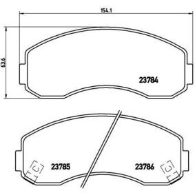 Compre Pastilhas de travão da BREMBO P 99 003 a um preço baixo por 24,64 €