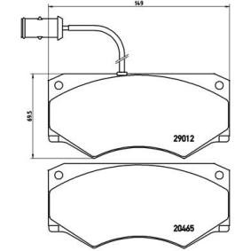Bremsbeläge P A6 013 von BREMBO günstig für 34,84 € online kaufen