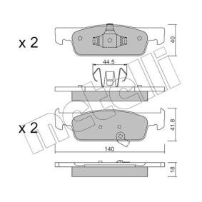 SMART Bremsbeläge von METELLI
