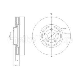 Bremsscheibe für FORD USA von METELLI