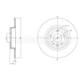 Acquista Disco freno da METELLI 23-1864C a buon mercato per soli 42,57 €
