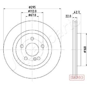 Bremsscheibe DP-0512C von JAPANPARTS günstig für 80,18 € online kaufen