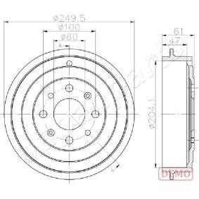 Bremstrommel für CITROËN von JAPANPARTS