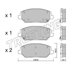 Bremsbeläge 1163.0 von TRUSTING günstig für 80,09 € online kaufen