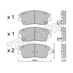 Bremsbeläge 1164.0 von TRUSTING günstig für 82,33 € online kaufen