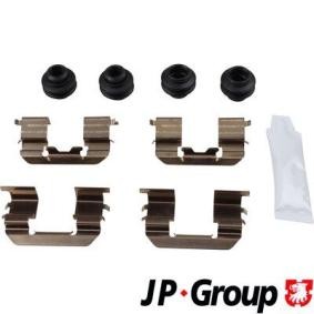 Acquista Kit accessori, pastiglia freno da JP GROUP online per i10 III (AC3, AI3) a prezzi moderati