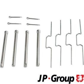 Compre Kit de accesorios, pastillas de frenos de JP GROUP online para Defender Camión de plataforma / Chasis (L316) a precios moderados