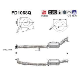 NISSAN Partikelfilter (DPF) von AS
