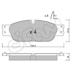 Compre Pastilhas de travão da CIFAM 822-1189-0 a um preço baixo por 46,51 €