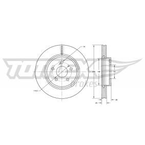 Achetez des Disque de frein TOMEX brakes TX 73-18 à prix pour 61,73 €