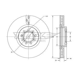 Bremsscheibe für IVECO von TOMEX brakes