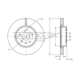 Bremsscheibe für SEAT von TOMEX brakes
