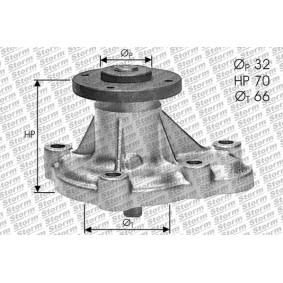 Osta Vesipumppu STORM QUALITY PARTS:llä PA10576 edullisesti hintaan 51,05 €