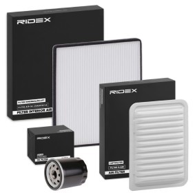 Compre Kit de filtros de RIDEX online para AVENSIS três volumes (ZRT27, ADT27) a preços moderados