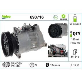 Klimakompressor 690716 von VALEO günstig für 462,29 € online kaufen