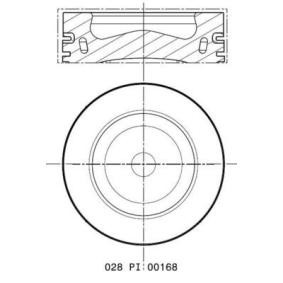 Køb Stempel af MAHLE ORIGINAL 028 PI 00168 001 til den lave pris 1090,63 DKK