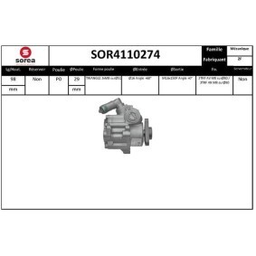 Comprar Bomba de dirección de SNRA SOR4110274 a bajo precio de 258,40 €