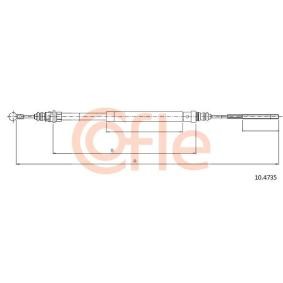 Handbremsseil 92.10.4735 von COFLE günstig für 24,99 € online kaufen