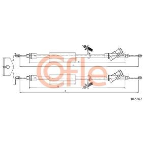 Handbremsseil 92.10.5367 von COFLE günstig für 20,93 € online kaufen