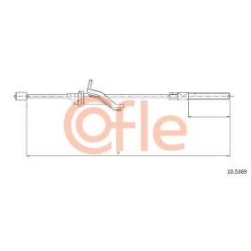 Handbremsseil 92.10.5369 von COFLE günstig für 10,90 € online kaufen