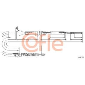 Handbremsseil 92.10.8531 von COFLE günstig für 23,64 € online kaufen