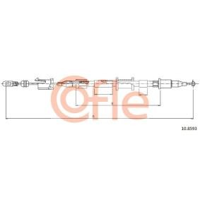 Handbremsseil 92.10.8593 von COFLE günstig für 18,89 € online kaufen