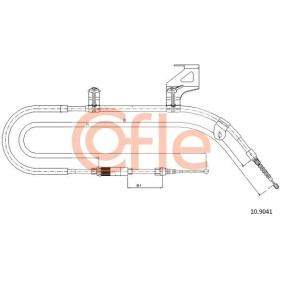 Handbremsseil 92.10.9041 von COFLE günstig für 44,93 € online kaufen
