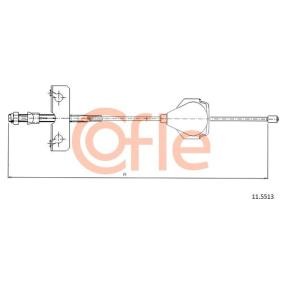 Handbremsseil 92.11.5513 von COFLE günstig für 15,20 € online kaufen