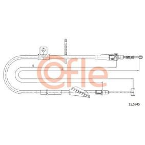 Handbremsseil 92.11.5745 von COFLE günstig für 20,28 € online kaufen