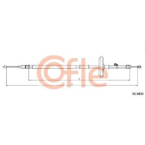 Handbremsseil für CHEVROLET von COFLE
