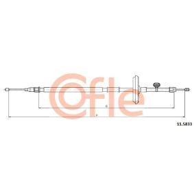 Handbremsseil 92.11.5833 von COFLE günstig für 20,05 € online kaufen