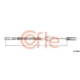 Handbremsseil für CHEVROLET von COFLE