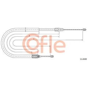 Handbremsseil 92.11.6589 von COFLE günstig für 14,36 € online kaufen