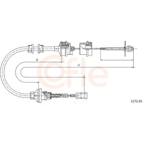 Kupplungsseil 92.1172.03 von COFLE günstig für 19,87 € online kaufen