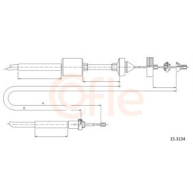 Kupplungsseil 92.15.3134 von COFLE günstig für 23,88 € online kaufen