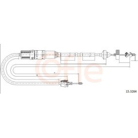 Kupplungsseil 92.15.3264 von COFLE günstig für 30,05 € online kaufen