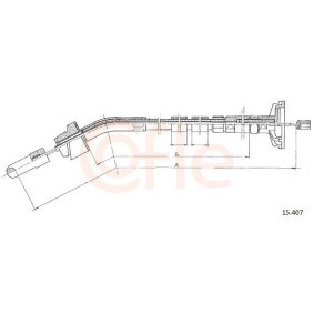 Kupplungsseil 92.15.407 von COFLE günstig für 17,97 € online kaufen