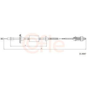Kupplungsseil 92.15.4087 von COFLE günstig für 23,18 € online kaufen