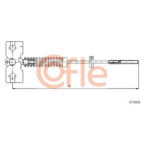Handbremsseil 92.17.0221 von COFLE günstig für 14,21 € online kaufen