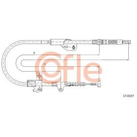 Handbremsseil 92.17.0237 von COFLE günstig für 17,59 € online kaufen