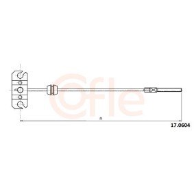 Handbremsseil 92.17.0604 von COFLE günstig für 13,10 € online kaufen