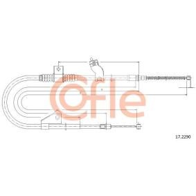 Achetez des Câble de frein à main de chez COFLE en ligne pour Outlander II (CW_W) à prix modérés