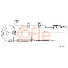 Handbremsseil 92.17.2561 von COFLE günstig für 26,18 € online kaufen