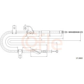 Handbremsseil 92.17.2602 von COFLE günstig für 26,72 € online kaufen