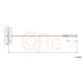 Handbremsseil 92.17.2606 von COFLE günstig für 12,09 € online kaufen