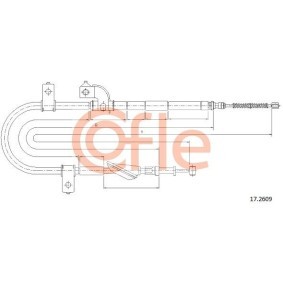 Handbremsseil 92.17.2609 von COFLE günstig für 23,68 € online kaufen