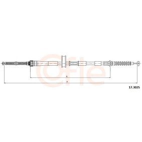 Handbremsseil für DAIHATSU von COFLE